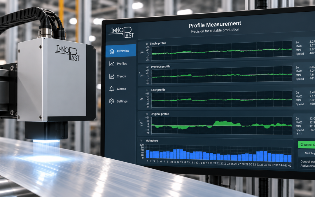 Foliendicke in der Extrusion überwachen und regeln: Wie Inline-Dickenmessung die Produktion verbessert
